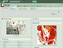 Tablet Screenshot of pixi-san.deviantart.com