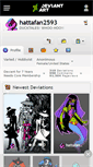 Mobile Screenshot of hattafan2593.deviantart.com