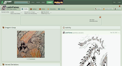 Desktop Screenshot of lostinflames.deviantart.com