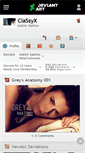 Mobile Screenshot of classyx.deviantart.com