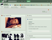 Tablet Screenshot of classyx.deviantart.com