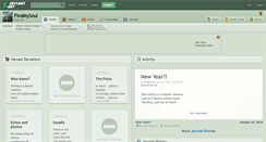 Desktop Screenshot of findmysoul.deviantart.com