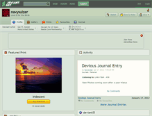 Tablet Screenshot of navysulzer.deviantart.com