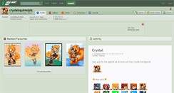 Desktop Screenshot of crystalsquirrelplz.deviantart.com