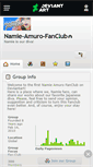 Mobile Screenshot of namie-amuro-fanclub.deviantart.com