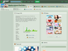 Tablet Screenshot of namie-amuro-fanclub.deviantart.com