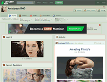 Tablet Screenshot of amaterasu1960.deviantart.com