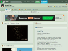 Tablet Screenshot of angelpop.deviantart.com