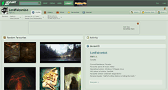 Desktop Screenshot of lordfalcon666.deviantart.com