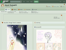 Tablet Screenshot of miyuki-tsukada93.deviantart.com