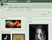 Tablet Screenshot of hogata.deviantart.com