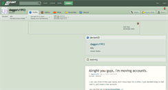 Desktop Screenshot of daggers1993.deviantart.com