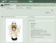 Tablet Screenshot of maurexen.deviantart.com