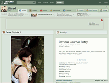 Tablet Screenshot of jillyred.deviantart.com