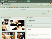 Tablet Screenshot of hyuga-hikari.deviantart.com