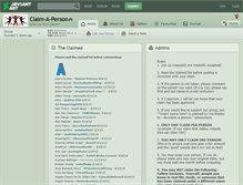 Tablet Screenshot of claim-a-person.deviantart.com