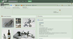 Desktop Screenshot of papafork.deviantart.com