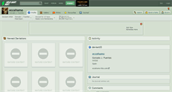 Desktop Screenshot of eccehomo.deviantart.com