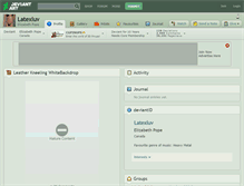 Tablet Screenshot of latexluv.deviantart.com