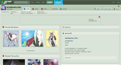 Desktop Screenshot of amidamaru-fan.deviantart.com