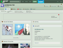 Tablet Screenshot of amidamaru-fan.deviantart.com