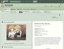 Tablet Screenshot of fxboxing-fan.deviantart.com