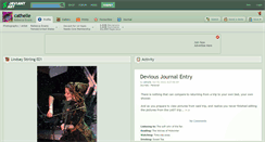 Desktop Screenshot of cathelle.deviantart.com