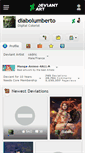 Mobile Screenshot of diabolumberto.deviantart.com