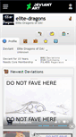 Mobile Screenshot of elite-dragons.deviantart.com