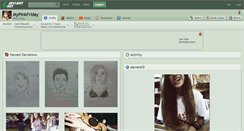 Desktop Screenshot of mypinkfriday.deviantart.com