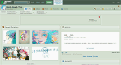 Desktop Screenshot of dont--read--this.deviantart.com