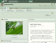 Tablet Screenshot of mydeviousmind.deviantart.com