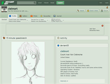 Tablet Screenshot of cielmort.deviantart.com