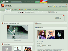 Tablet Screenshot of hexterah.deviantart.com