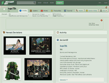 Tablet Screenshot of ivantih.deviantart.com