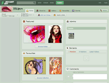 Tablet Screenshot of dslips.deviantart.com