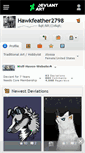 Mobile Screenshot of hawkfeather2798.deviantart.com