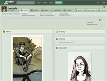 Tablet Screenshot of deeterhi.deviantart.com