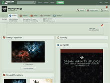 Tablet Screenshot of neo-synergy.deviantart.com