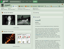 Tablet Screenshot of nocaed.deviantart.com