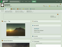 Tablet Screenshot of dunkst3r.deviantart.com
