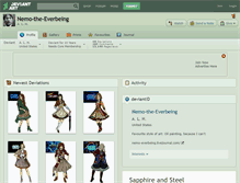 Tablet Screenshot of nemo-the-everbeing.deviantart.com