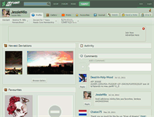 Tablet Screenshot of jessienilo.deviantart.com