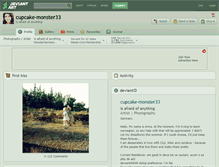 Tablet Screenshot of cupcake-monster33.deviantart.com