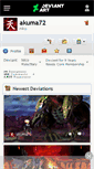 Mobile Screenshot of akuma72.deviantart.com