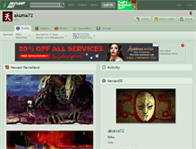 Tablet Screenshot of akuma72.deviantart.com