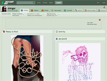 Tablet Screenshot of d4nger.deviantart.com