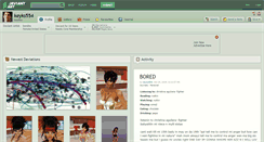 Desktop Screenshot of keyks554.deviantart.com