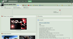 Desktop Screenshot of drewan-speaks-listen.deviantart.com