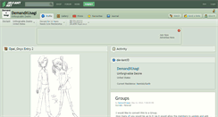 Desktop Screenshot of demandxusagi.deviantart.com